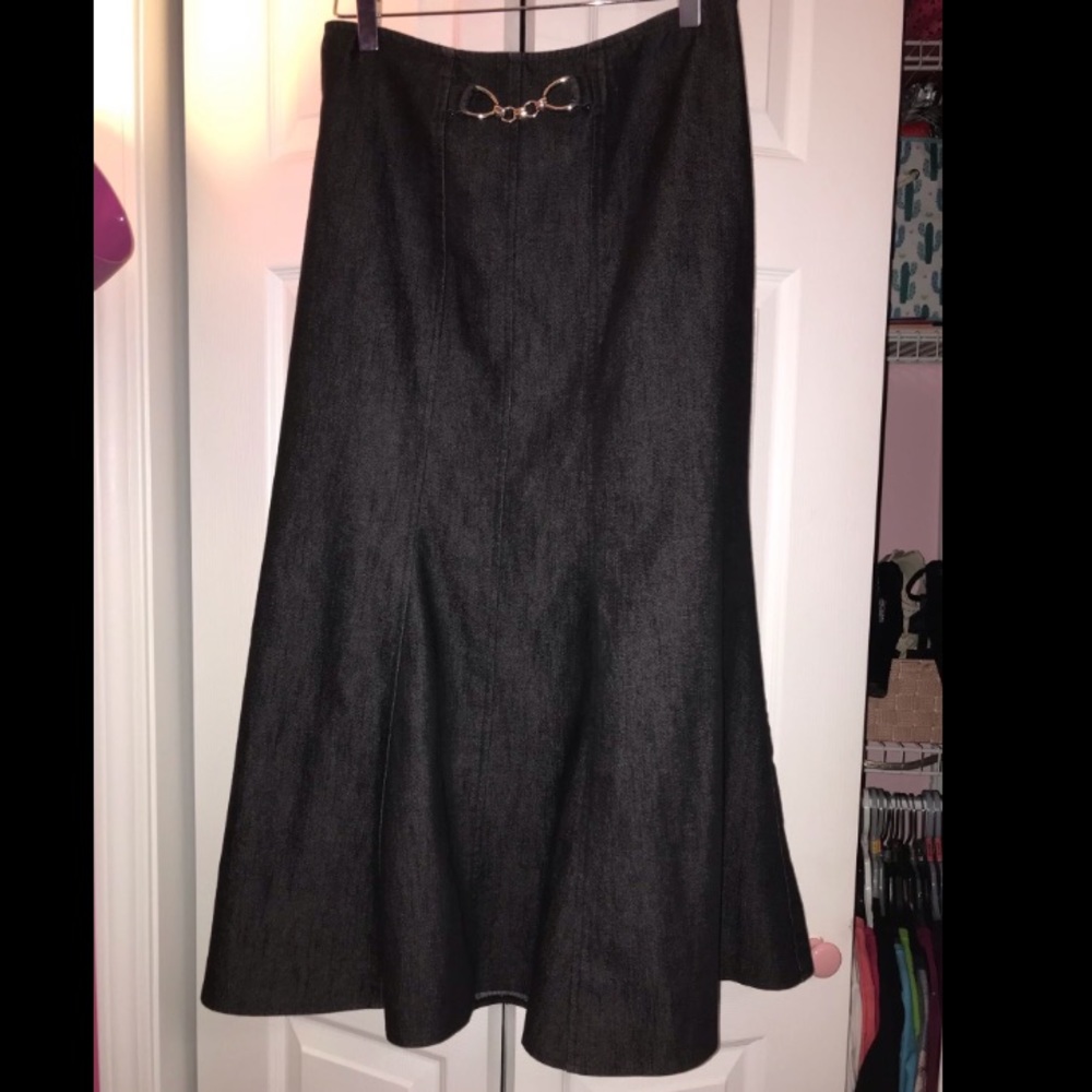 Cato Dark blue jean skirt